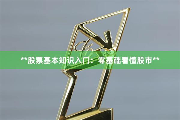 **股票基本知识入门：零基础看懂股市**